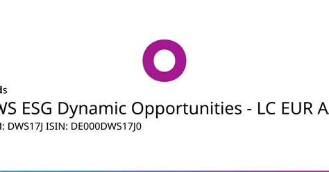 DWS ESG Dynamic Opportunities